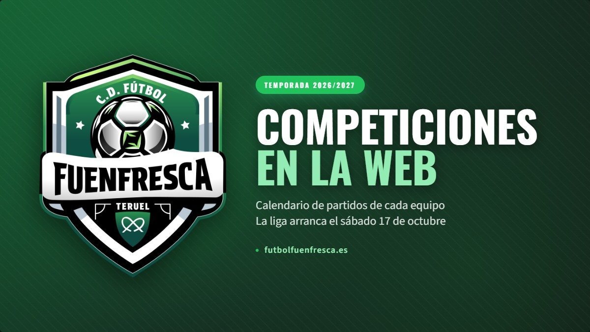 Nueva sección de Competiciones: consulta los partidos de tu equipo
