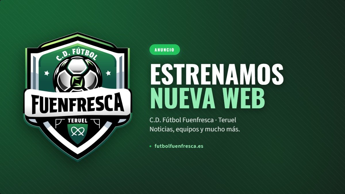 Estrenamos nueva web del C.D. Fútbol Fuenfresca