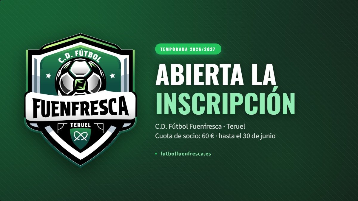 Abierta la inscripción para la temporada 2026/2027
